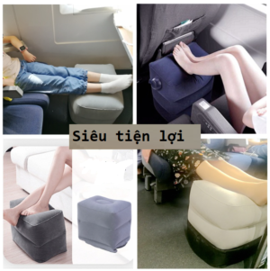gối kê chân 3 tầng, gối kê chân máy bay, gối kê chân văn phong, gooik kê chân nghitrua, Gối kê chân nỉ hơi, gối kê chân tự thổi, gối kê chân gấp gọn, gối kê chân ba tầng dạng nỉ hoii